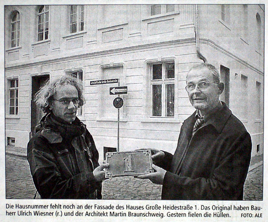 Scan: Zeitungsartikel zum Höfefest